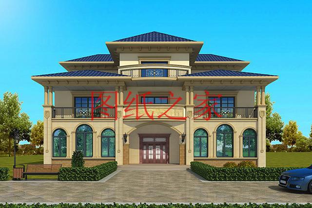 大戶型的農(nóng)村三層別墅，經(jīng)典設計永不過時，滿足你一輩子的需求！