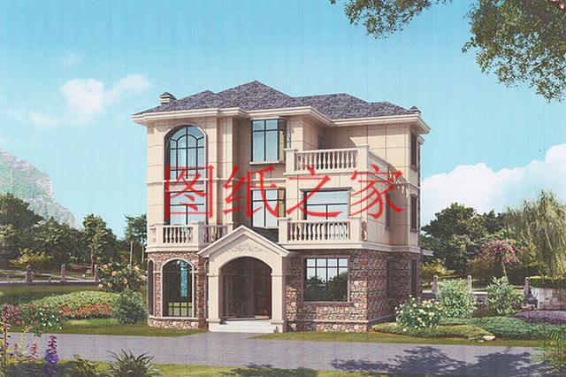 大戶型的農(nóng)村三層別墅，經(jīng)典設計永不過時，滿足你一輩子的需求！