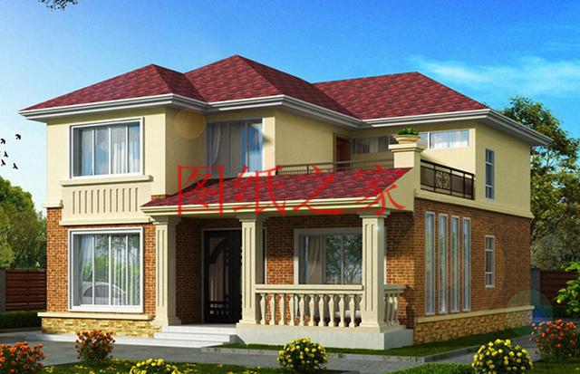 占地110平米左右的5套二層自建別墅，美觀實(shí)用，只要二三十萬就能實(shí)現(xiàn)別墅夢(mèng)