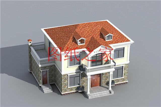 占地110平米左右的5套二層自建別墅，美觀實(shí)用，只要二三十萬就能實(shí)現(xiàn)別墅夢(mèng)