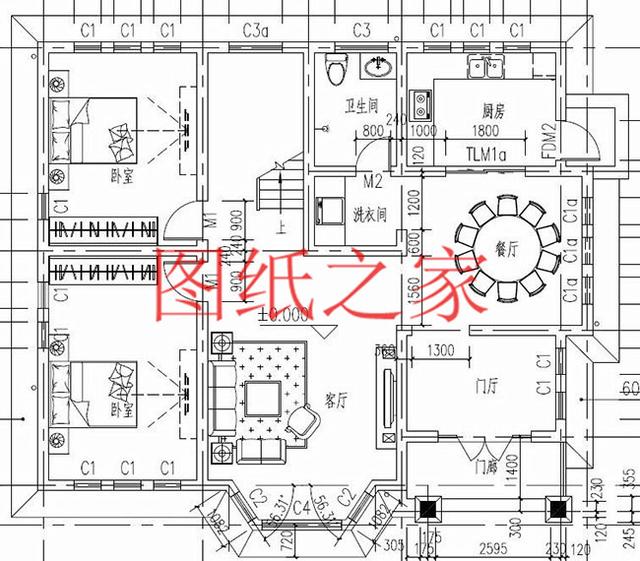 新穎別致的二層農村別墅，占地130平米，蓋起來絕對有面子！