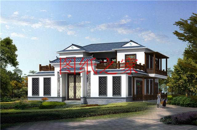 大宅基地就要蓋大房子，豪華氣派二層別墅，在村里倍兒有面子！