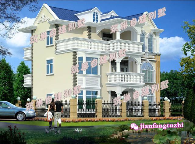 占地150平農(nóng)村三層別墅設計圖，美觀實用，清新大方，空間利用率高，特別適合農(nóng)村建房。