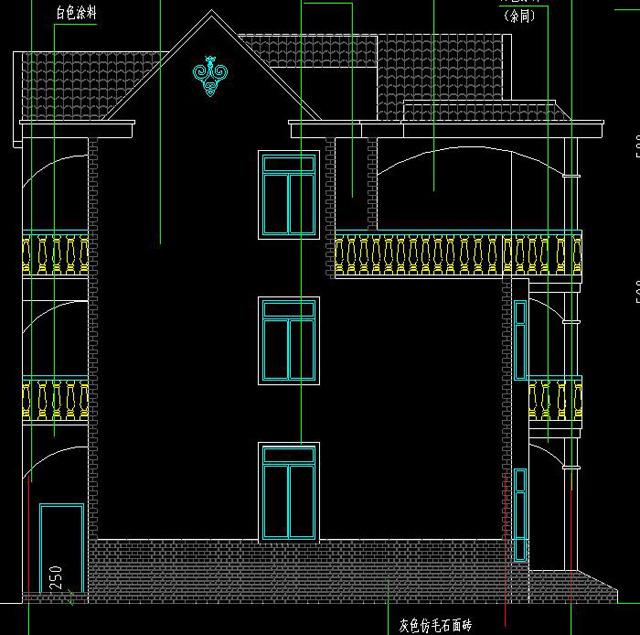 占地150平農(nóng)村三層別墅設計圖，美觀實用，清新大方，空間利用率高，特別適合農(nóng)村建房。