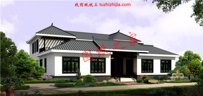 5套四合院別墅設(shè)計(jì)圖，現(xiàn)代與中式結(jié)合，秒殺歐式別墅！