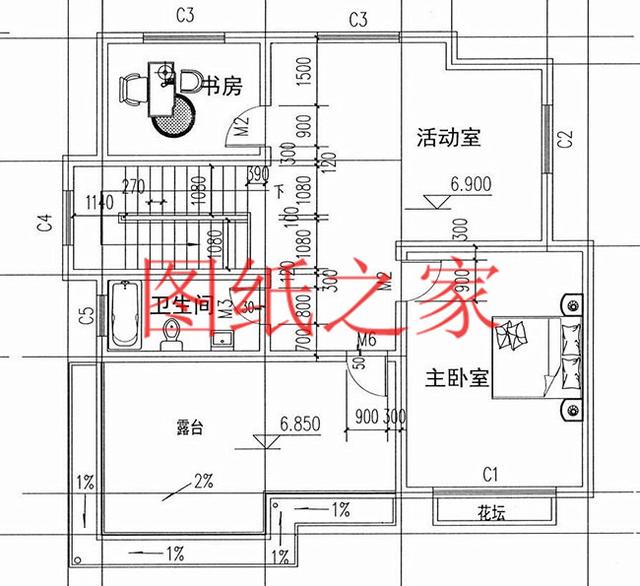 3套120平米的三層別墅，外觀美觀大氣、布局簡單實(shí)用，建成之后肯定有面子。