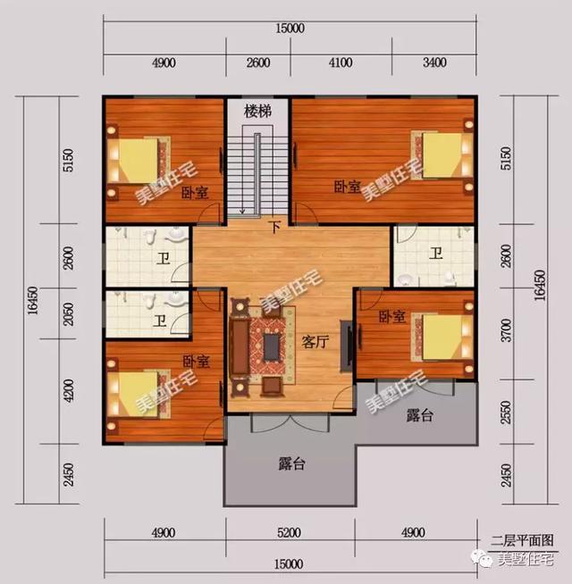 5款農村二層別墅設計圖，內部布局合理舒適，而且外觀時尚美觀，回家建一棟很不錯。