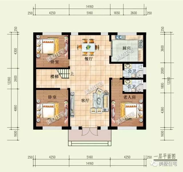 5款農村二層別墅設計圖，內部布局合理舒適，而且外觀時尚美觀，回家建一棟很不錯。