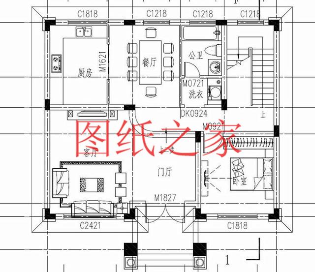 三層農(nóng)村自建房，結(jié)構(gòu)簡(jiǎn)單，造價(jià)低，拿到圖紙就能施工！