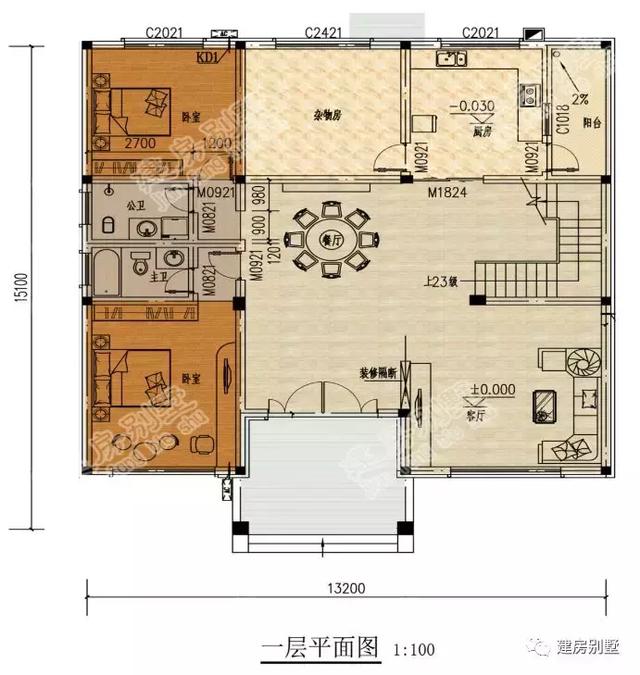 3款不同風格的農(nóng)村自建房，第一棟簡約美式風，第二棟簡歐風