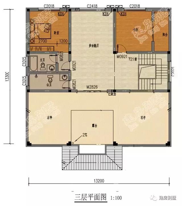 3款不同風格的農(nóng)村自建房，第一棟簡約美式風，第二棟簡歐風
