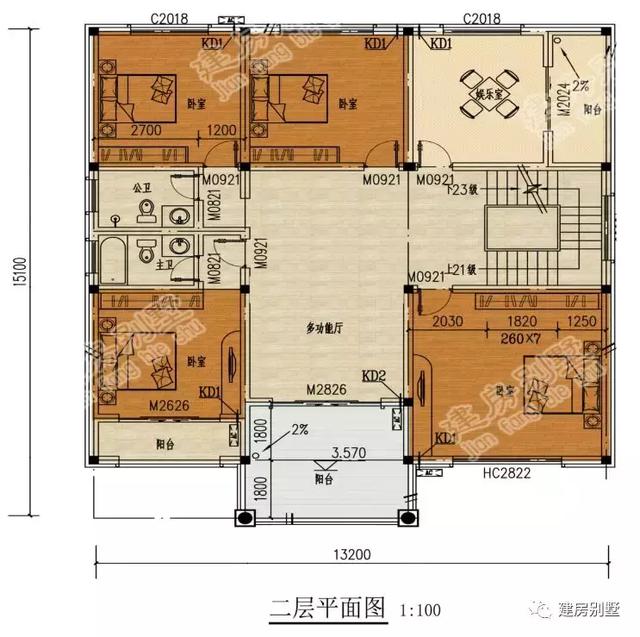 3款不同風格的農(nóng)村自建房，第一棟簡約美式風，第二棟簡歐風