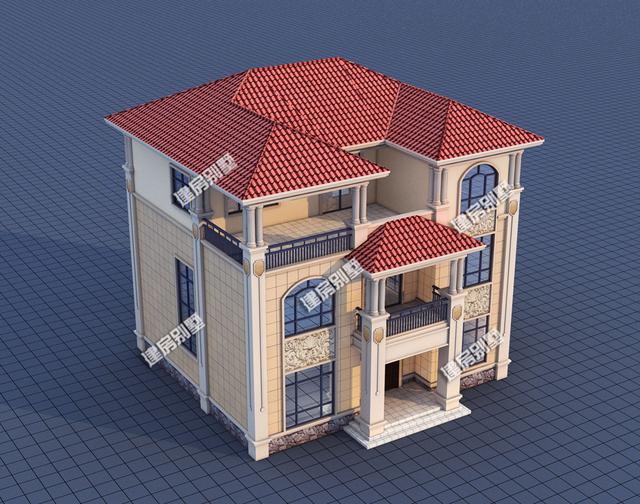 兩套開間都是12.8米的三層農(nóng)村自建房，精致漂亮，鄰居們的眼紅是最好的認(rèn)可！