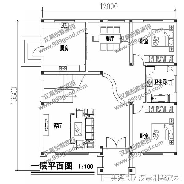 推薦5款開間基本都是12米的農(nóng)村別墅設(shè)計(jì)圖，不僅外觀美，而且40萬就能建起！