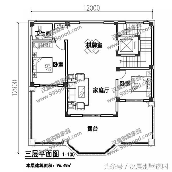 推薦5款開間基本都是12米的農(nóng)村別墅設(shè)計(jì)圖，不僅外觀美，而且40萬就能建起！