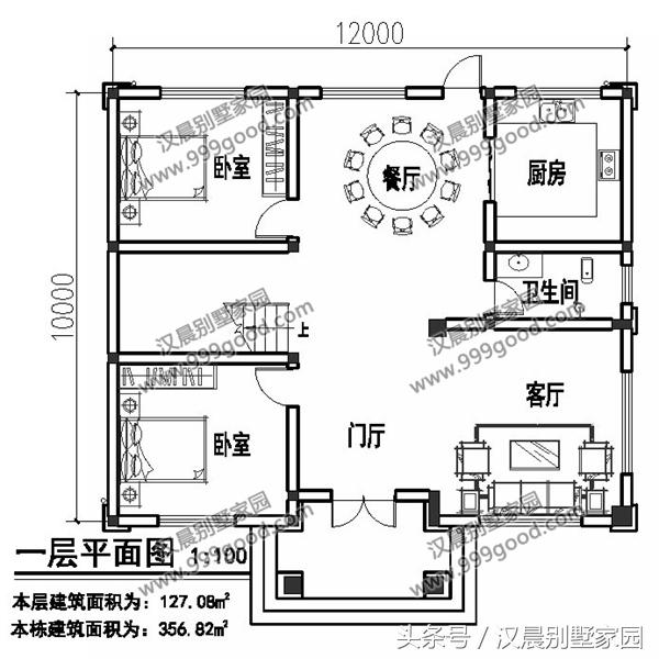 推薦5款開間基本都是12米的農(nóng)村別墅設(shè)計(jì)圖，不僅外觀美，而且40萬就能建起！