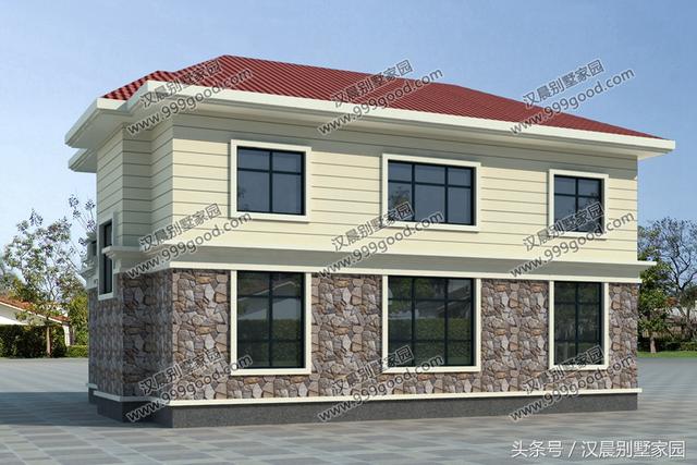 推薦5款開間基本都是12米的農(nóng)村別墅設(shè)計(jì)圖，不僅外觀美，而且40萬就能建起！