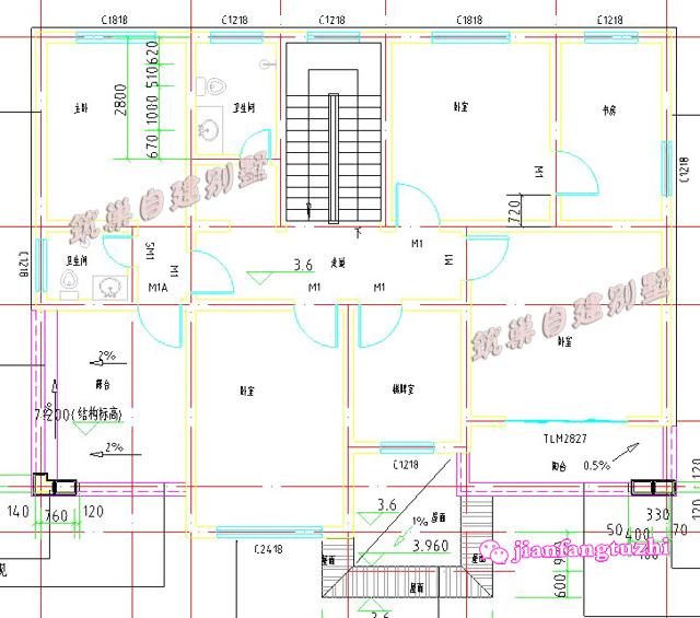 實(shí)拍14x11米二層農(nóng)村自建房，戶型簡潔實(shí)用，室內(nèi)布局合理緊湊，非常適合農(nóng)村建房。