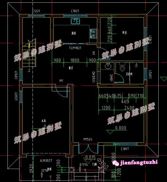 9.6 米x10.8米三層農(nóng)村自建房，帶露臺(tái)+車庫(kù)，大氣美觀，功能齊全設(shè)備完善，是一個(gè)理想的建筑戶型。