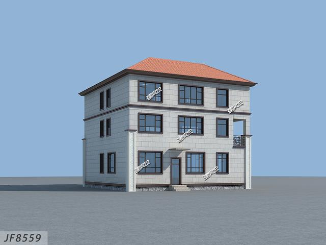 三層新中式別墅設(shè)計(jì)圖，家家戶戶都能建，布局又實(shí)用。