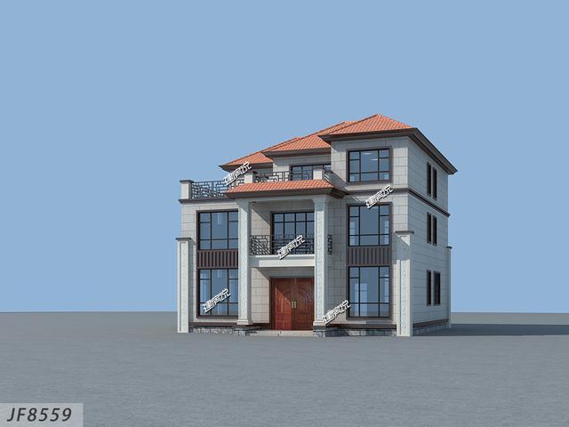 三層新中式別墅設(shè)計(jì)圖，家家戶戶都能建，布局又實(shí)用。