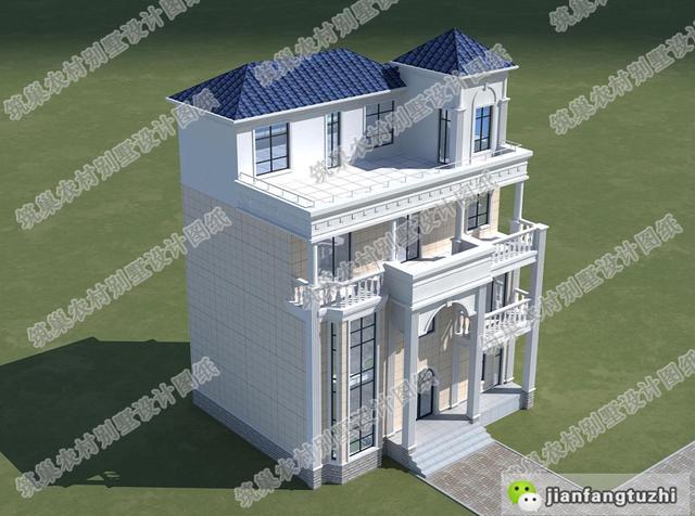 兩套占地100平以內(nèi)的農(nóng)村自建房，戶型1屬于中式風(fēng)格，戶型2是流行的歐式風(fēng)格，一起來看看。