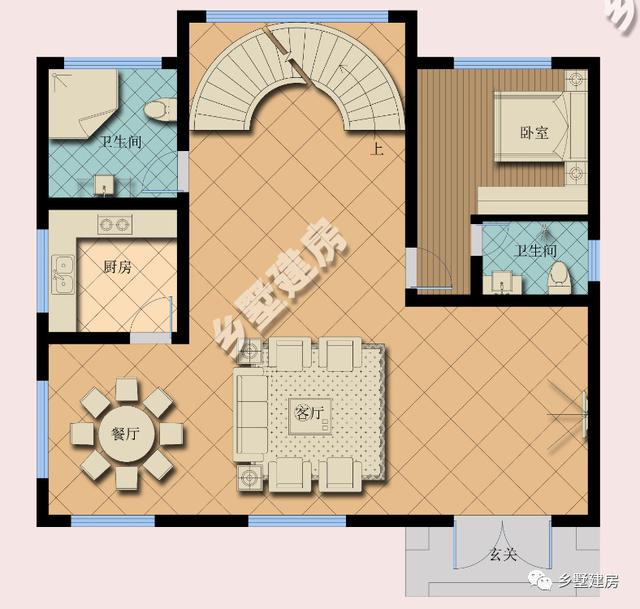 下半年新款三層農村自建房，方便實用，臥室多，農村蓋房就選它！