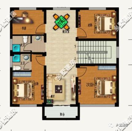 下半年新款三層農村自建房，方便實用，臥室多，農村蓋房就選它！