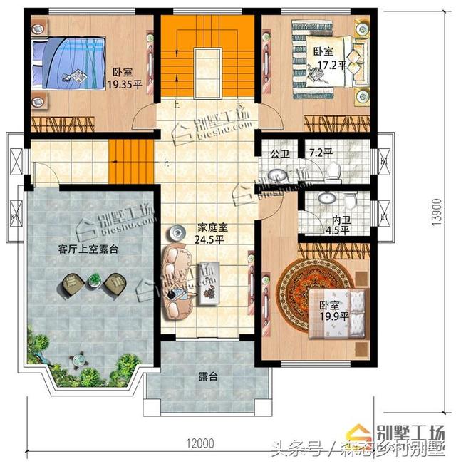 二層簡歐別墅設(shè)計圖，結(jié)構(gòu)簡練大方，造價還實惠，建房也不會有太大經(jīng)濟壓力。