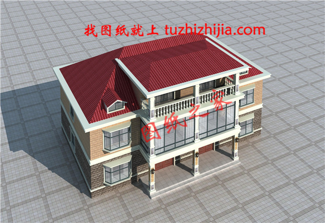 最佳農(nóng)村兩層半兄弟雙拼小樓設(shè)計(jì)圖，浪漫、華麗、高貴又有情調(diào)