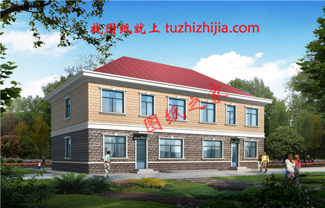 最佳農(nóng)村兩層半兄弟雙拼小樓設(shè)計(jì)圖，浪漫、華麗、高貴又有情調(diào)