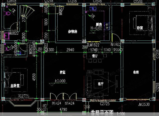 占地160平米左右農(nóng)村二層自建房，帶有車庫、旋轉樓梯和陽光房，造價30萬以內