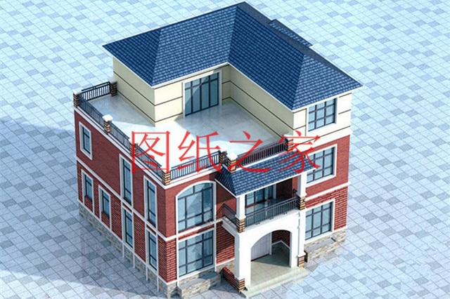 3款占地110平方米多臥室設(shè)計(jì)的別墅設(shè)計(jì)圖，人口再多也住的下！