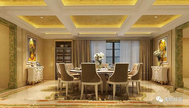 13.4米x12.5米三層歐式別墅設計圖，內帶堂屋+健身房，回鄉(xiāng)建一棟，生活太享受