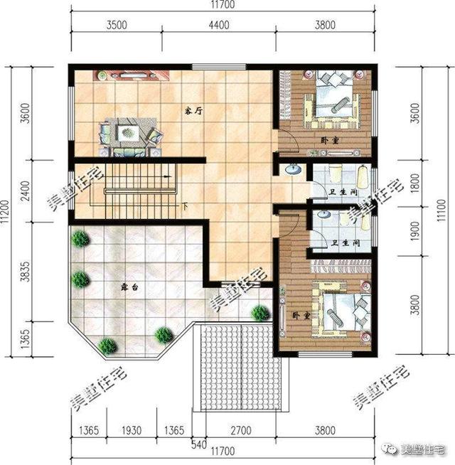 三層農(nóng)村現(xiàn)代別墅設(shè)計圖，精挑細選的3套，外觀精致漂亮，可以滿足親友留宿的需要。