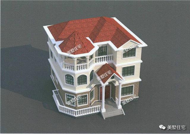 三層農(nóng)村現(xiàn)代別墅設(shè)計圖，精挑細選的3套，外觀精致漂亮，可以滿足親友留宿的需要。