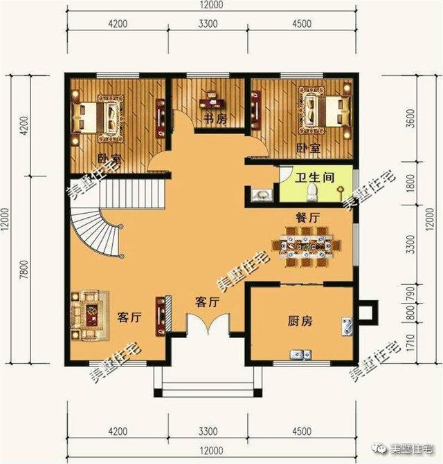 三層農(nóng)村現(xiàn)代別墅設(shè)計圖，精挑細選的3套，外觀精致漂亮，可以滿足親友留宿的需要。