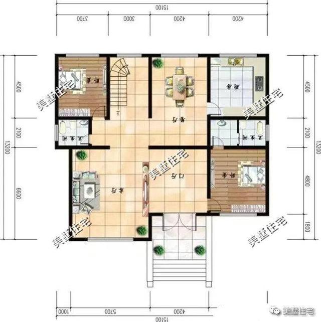 三層農(nóng)村現(xiàn)代別墅設(shè)計圖，精挑細選的3套，外觀精致漂亮，可以滿足親友留宿的需要。