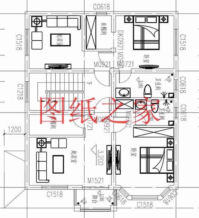 占地100平5臥室的小戶型三層別墅設計圖，精美亮眼，家家戶戶都能修建