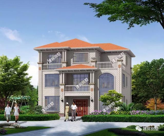 獨特別墅設計圖，廚房餐廳單獨建，讓您遠離油煙