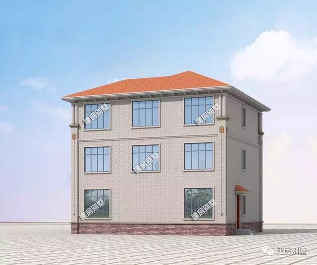 獨特別墅設計圖，廚房餐廳單獨建，讓您遠離油煙