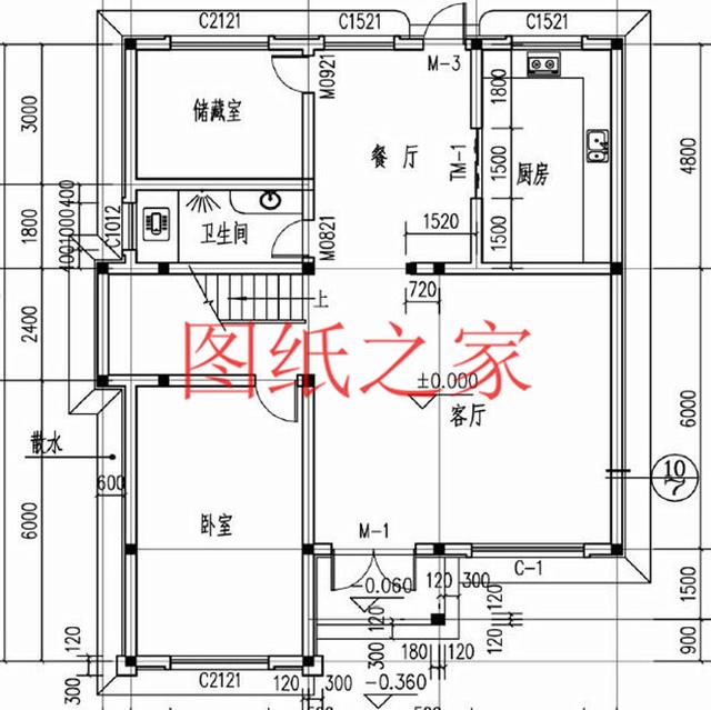 多臥室的三層別墅設(shè)計(jì)圖，挑空設(shè)計(jì)，給您溫馨舒適的享受!