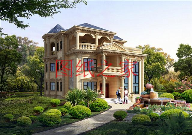 美觀大氣的三層別墅設(shè)計圖，設(shè)計新穎獨特，您理想的選擇！