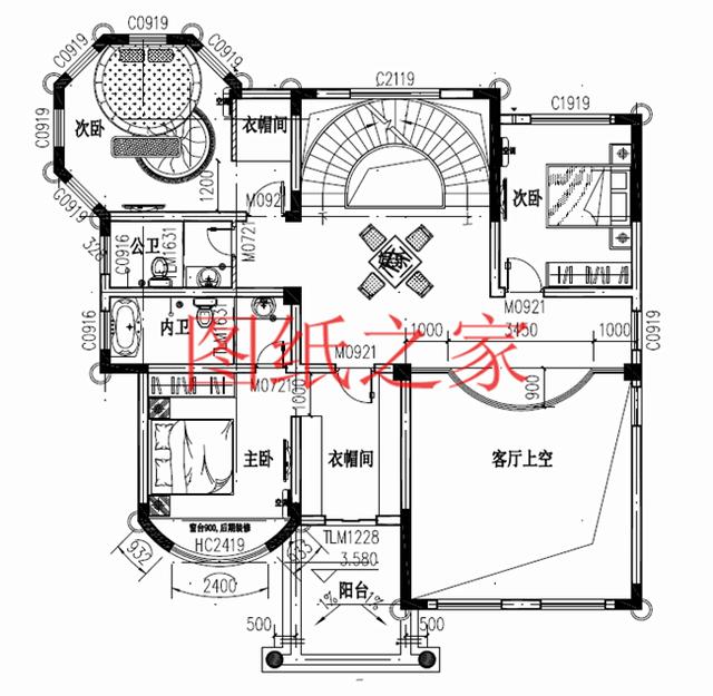 美觀大氣的三層別墅設(shè)計圖，設(shè)計新穎獨特，您理想的選擇！
