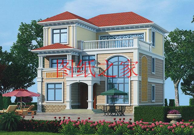 美觀大氣的三層別墅設(shè)計圖，設(shè)計新穎獨特，您理想的選擇！