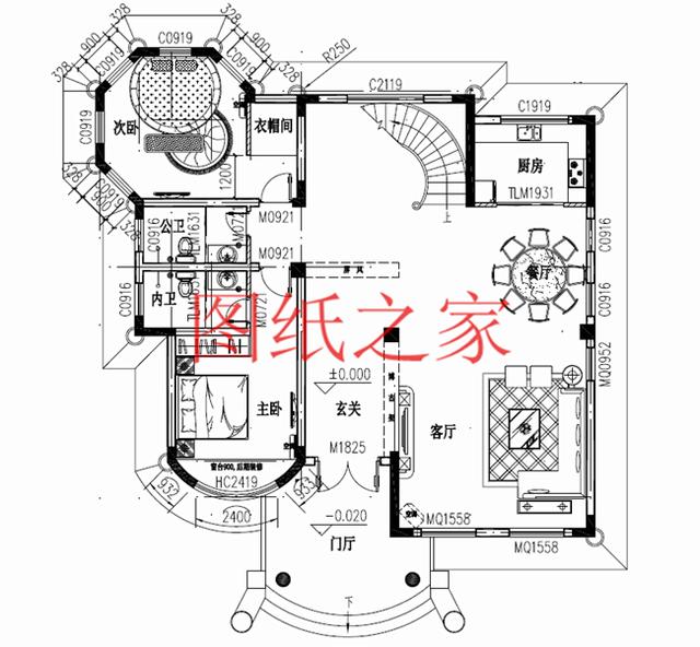 美觀大氣的三層別墅設(shè)計圖，設(shè)計新穎獨特，您理想的選擇！