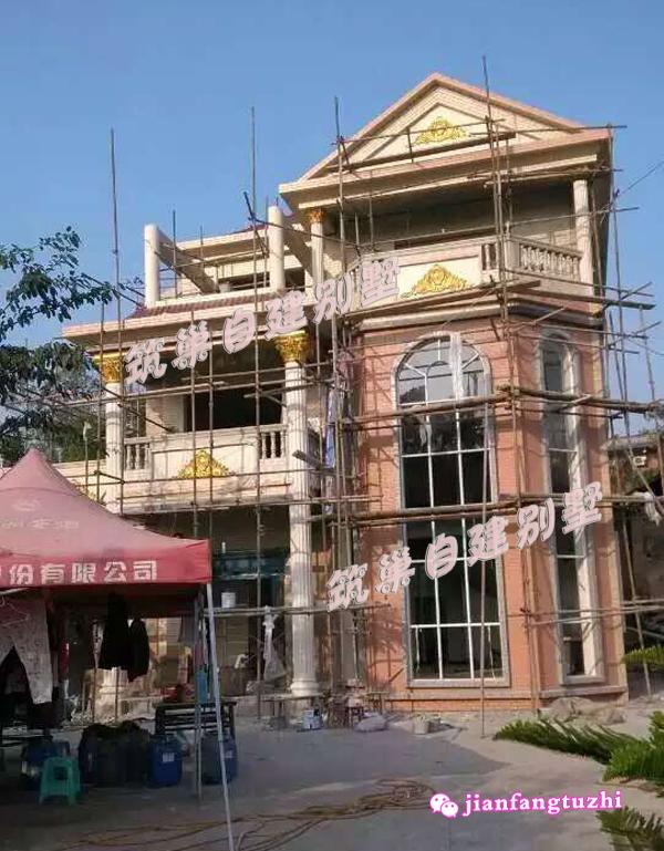 13x15米鄉(xiāng)村三層復(fù)式別墅設(shè)計圖，供您參考