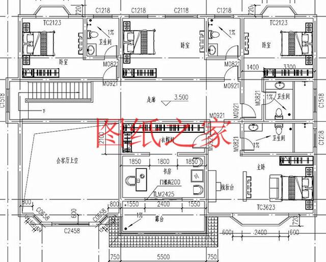 超大戶型，時(shí)尚現(xiàn)代的二層別墅設(shè)計(jì)圖，建成后您一定喜歡