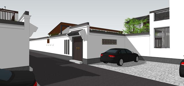 新中式民俗別墅設(shè)計(jì)圖，可用于民宿，也可商用。