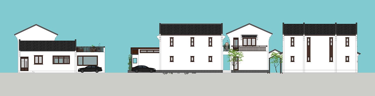 新中式民俗別墅設(shè)計(jì)圖，可用于民宿，也可商用。